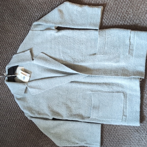 Thread & Supply Cardi Coat Oversized Grey Coatigan Size XS - Picture 5 of 9